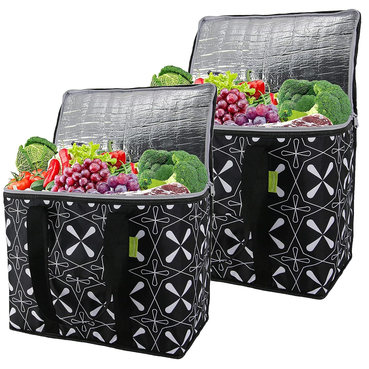 Food Delivery Bag to Keep Foods Hot or Cold Insulated Reusable Grocery