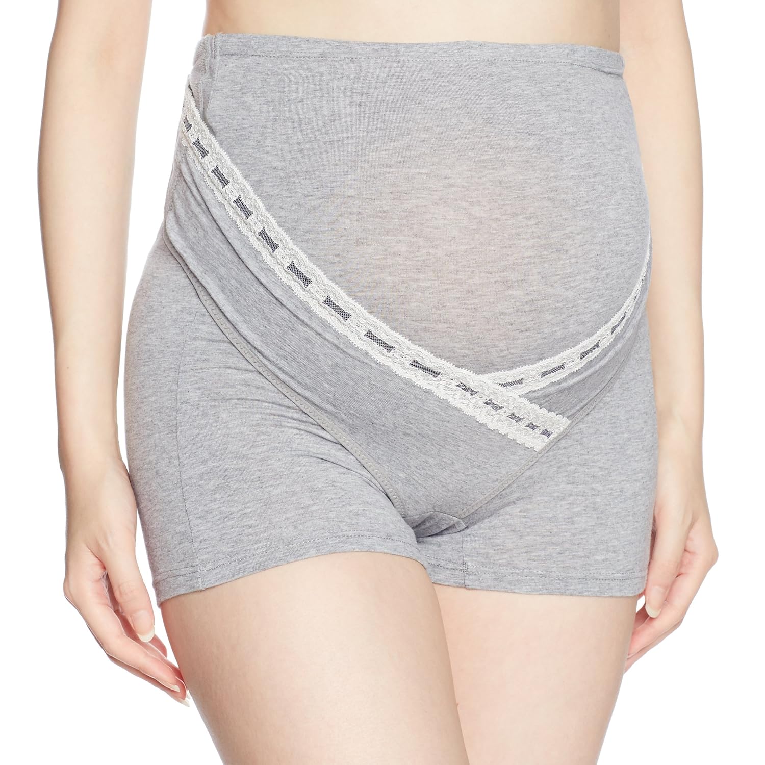 FUN fun Women's Maternity Pregnancy Belt Girdle M Gray