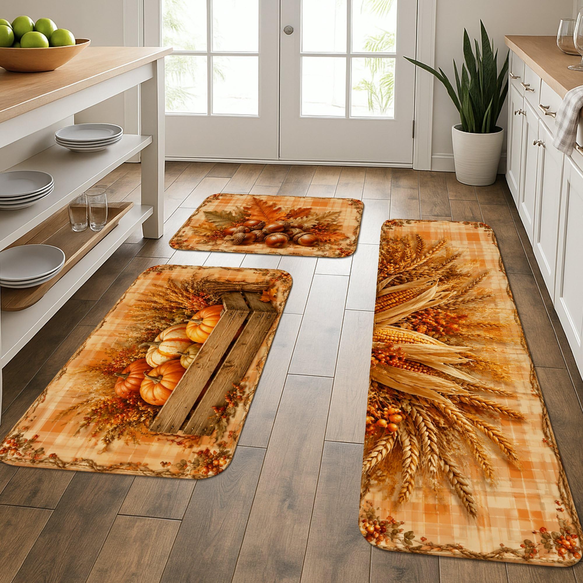 Tapis de cuisine pour évier fini les sols glissants avec ce lot de 3
