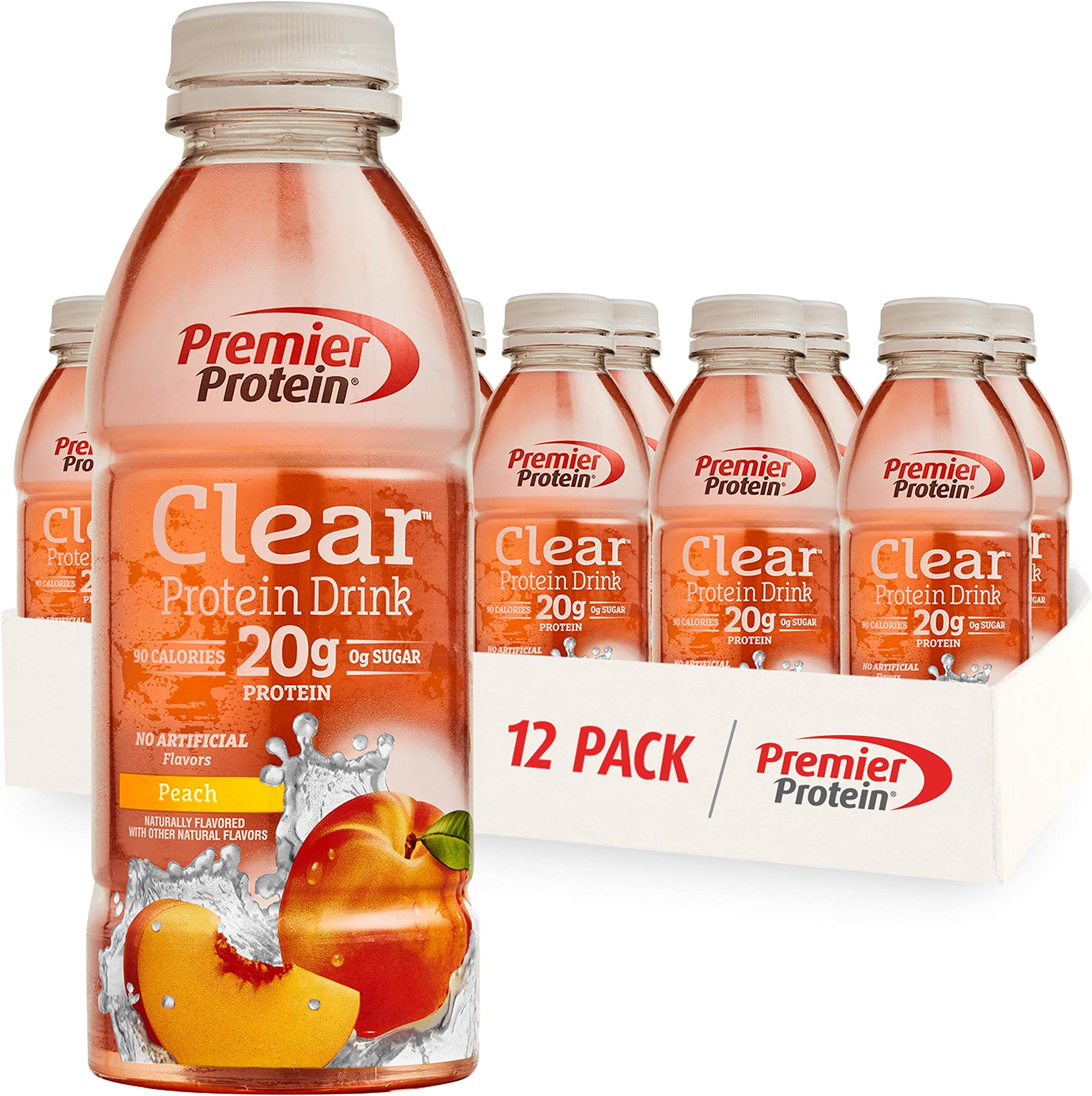 Premier Protein Premier Clear Protein Drink Peach (12/16.9 Fl Oz Net Wt 202.8)