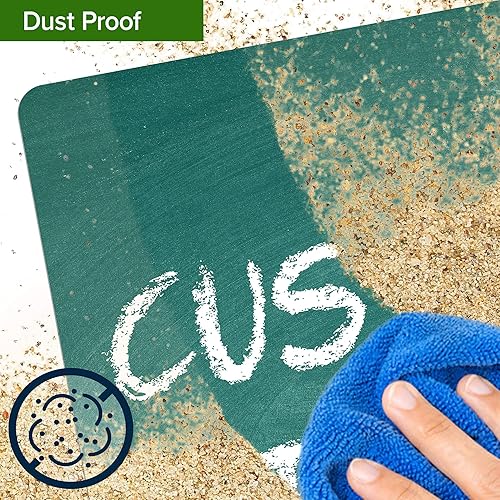 Miniatura 312 de My Sign Center - Letrero personalizado, 11 colores de fuente, 13 estilos de fuente, 4 opciones de agujero, 22 tamaños, 8 x 32 pulgadas, sin óxido,