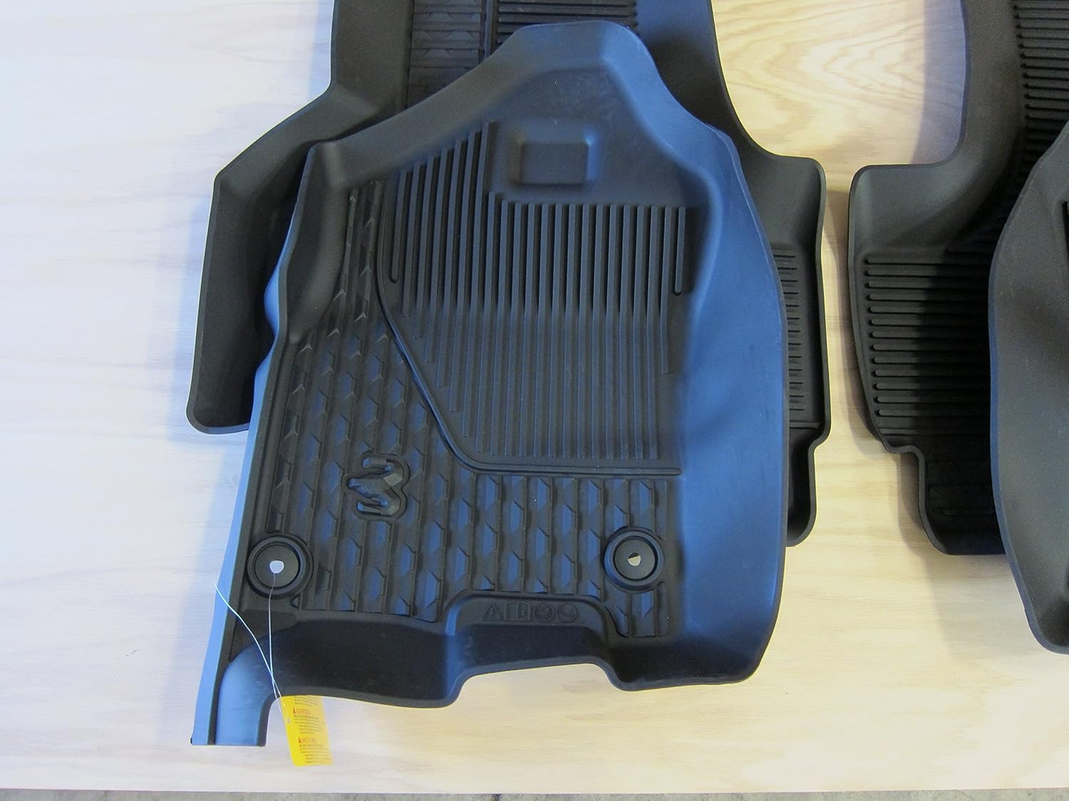 Mopar Ram 1500 DT Quad Cab Black All Weather Slush Mats Floor Liner OEM