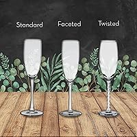 Vista 2 de Copas de champán personalizadas para boda, copas de brindis de aniversario, copas de boda, señor y señora, regalo de boda, copas de copas de champán