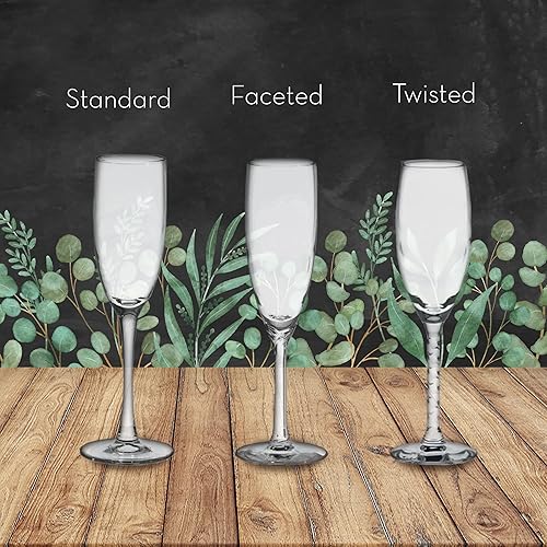 Miniatura 2 de Copas de champán personalizadas para boda, copas de brindis de aniversario, copas de boda, señor y señora, regalo de boda, copas de copas de champán