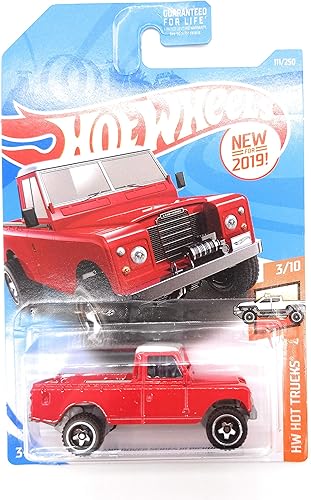 Hot Wheels Land Rover Series III Pickup 111250, rojo