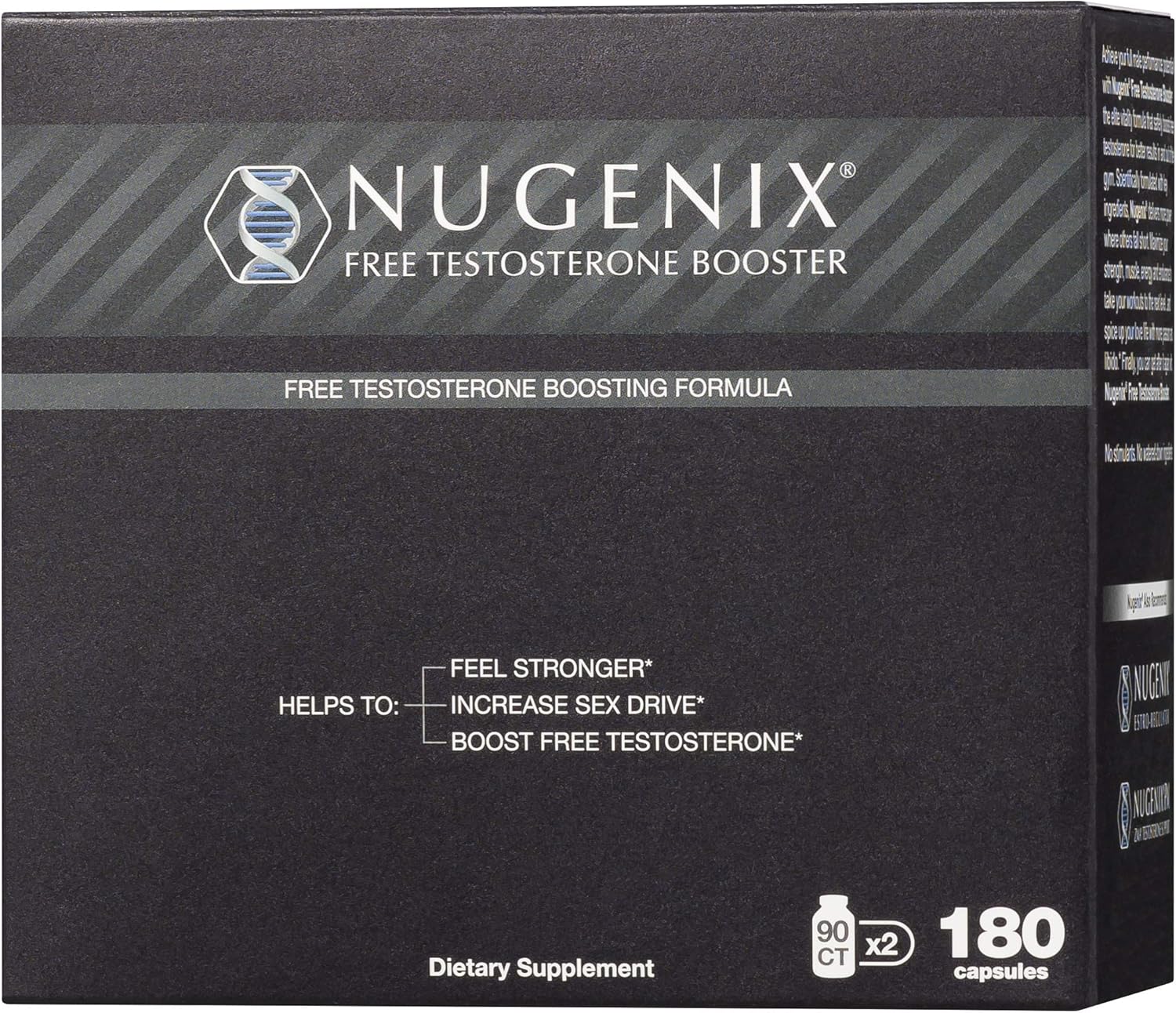 Nugenix Free Testosterone Booster for Men, 42 Count : Health & Household