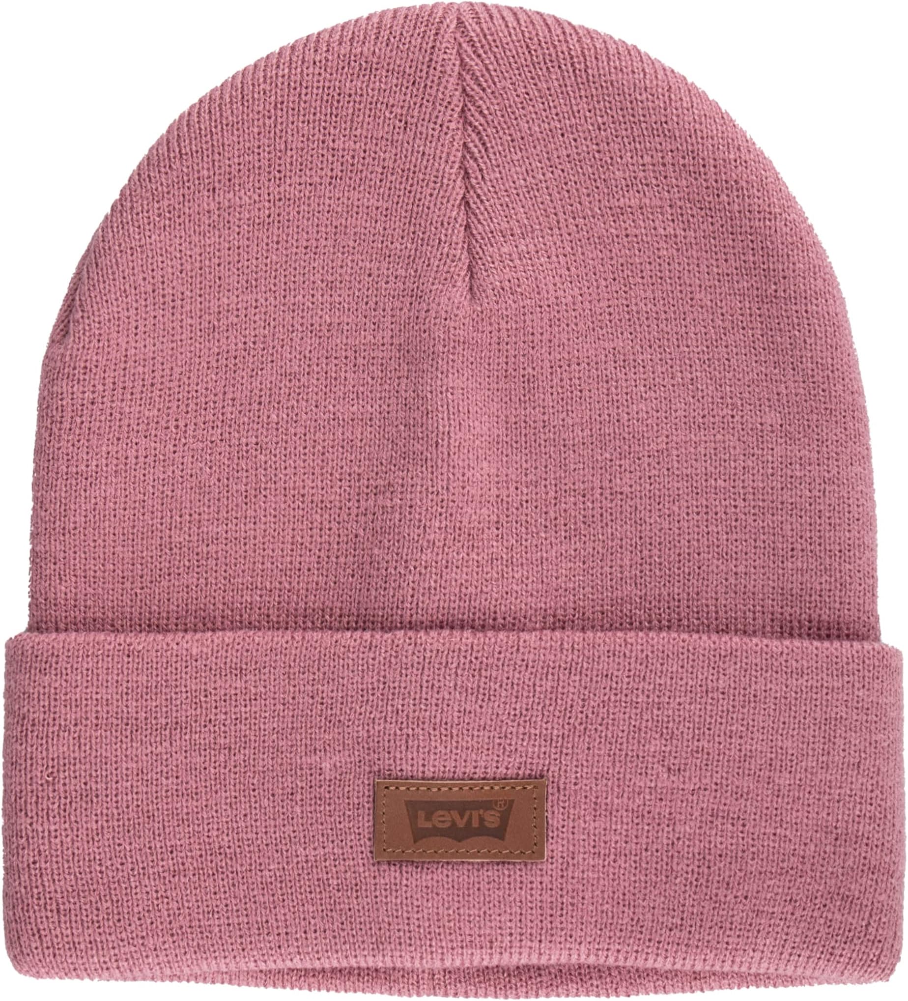 Unisex All Season Comfy Leather Logo Patch Cuffed Hero Beanie Hat Beanie Hat