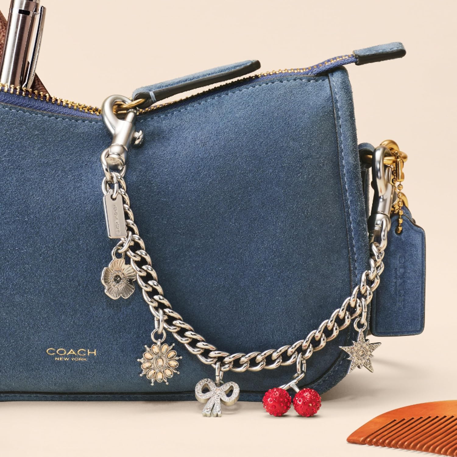 COACH Bag Charm