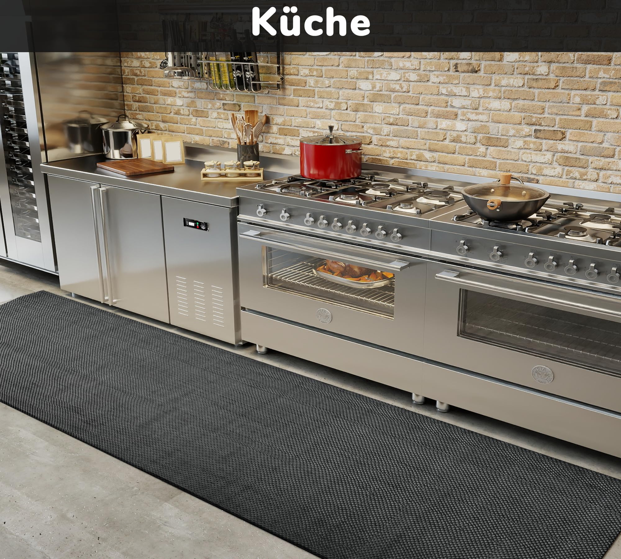 MYOYAY Drainagematte Antirutschmatte 0,9 x 5m, 5,5mm Dick rutschfeste S-Netzteppich mit Perforationen rutschfeste Badematte Geeignet für Badezimmer Garage und Flur (Schwarz)
