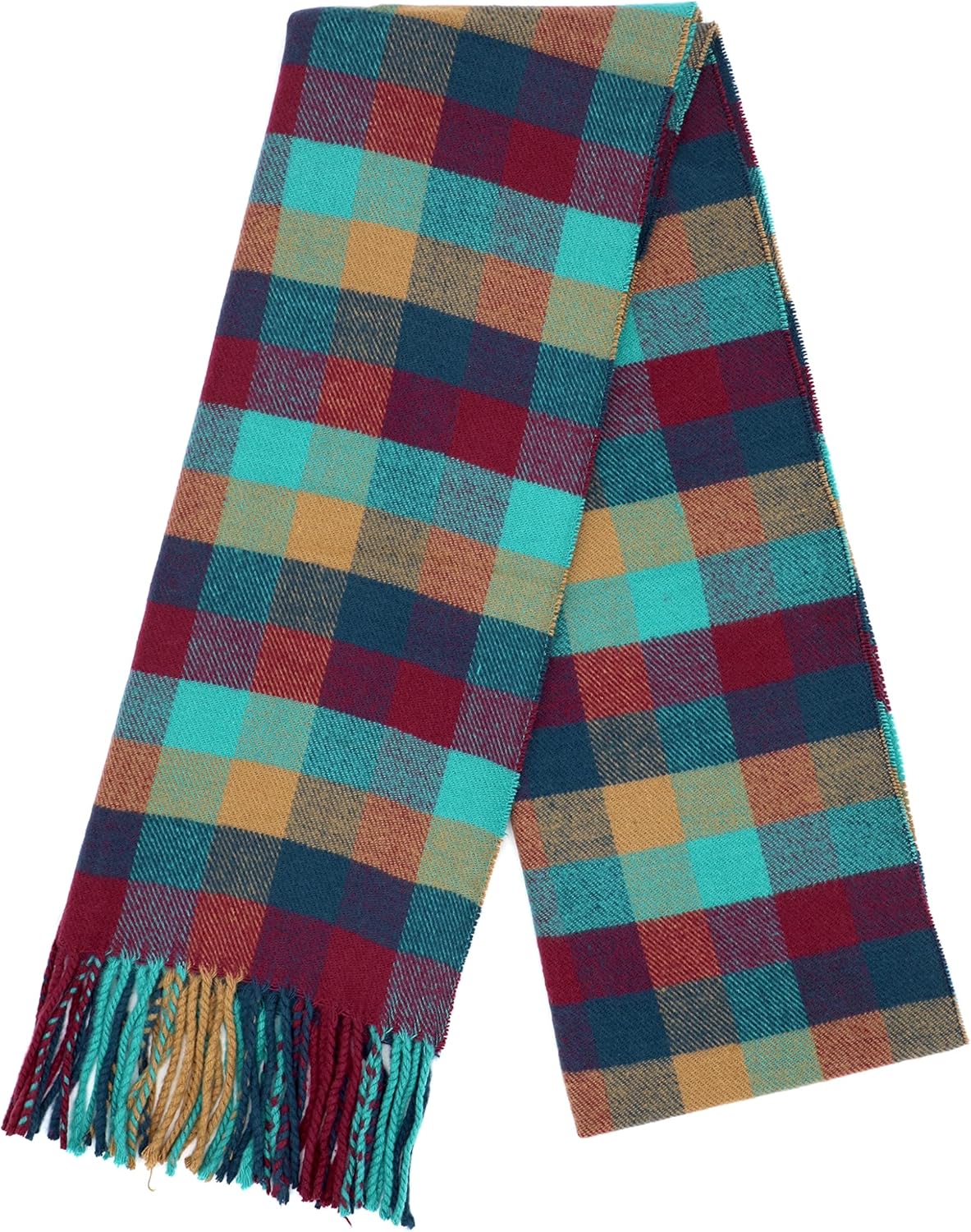 Achillea Cashmere Feel Tartan Plaid Scarf - Classic Winter Scarf for Men & Women, Scottish Heritage Holiday Gift - Image 6