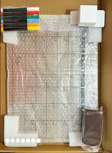 Miniatura 9 de STECCO Calendario magnético para nevera de borrado en seco. Calendario mensual acrílico de borrado en seco. Calendario magnético acrílico para