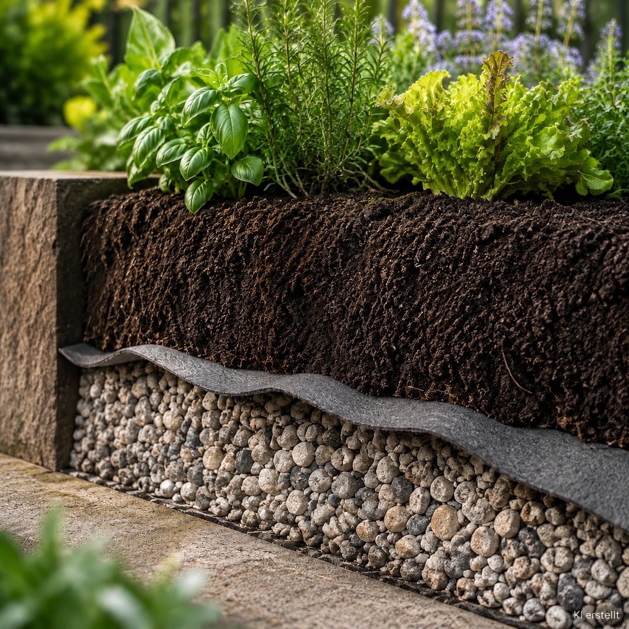 AQUAGART Tessuto non tessuto geotessile da giardino, 120 g/m² o 150 g/m², grigio/bianco, tessuto filtrante, tessuto non tessuto separatore e tessuto protettivo per giardino, ghiaia, pavimentazione