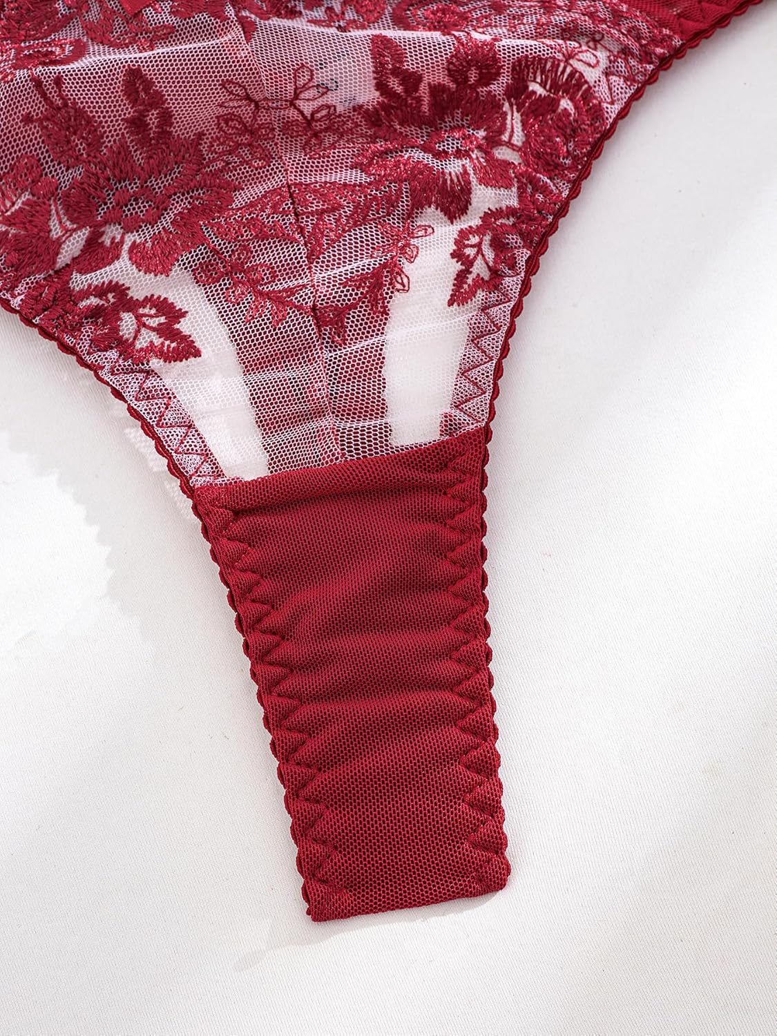 Floral Embroidered Lingerie Sets For Women Sexy Underwire Push Up Sexy Bra And Panty Sets