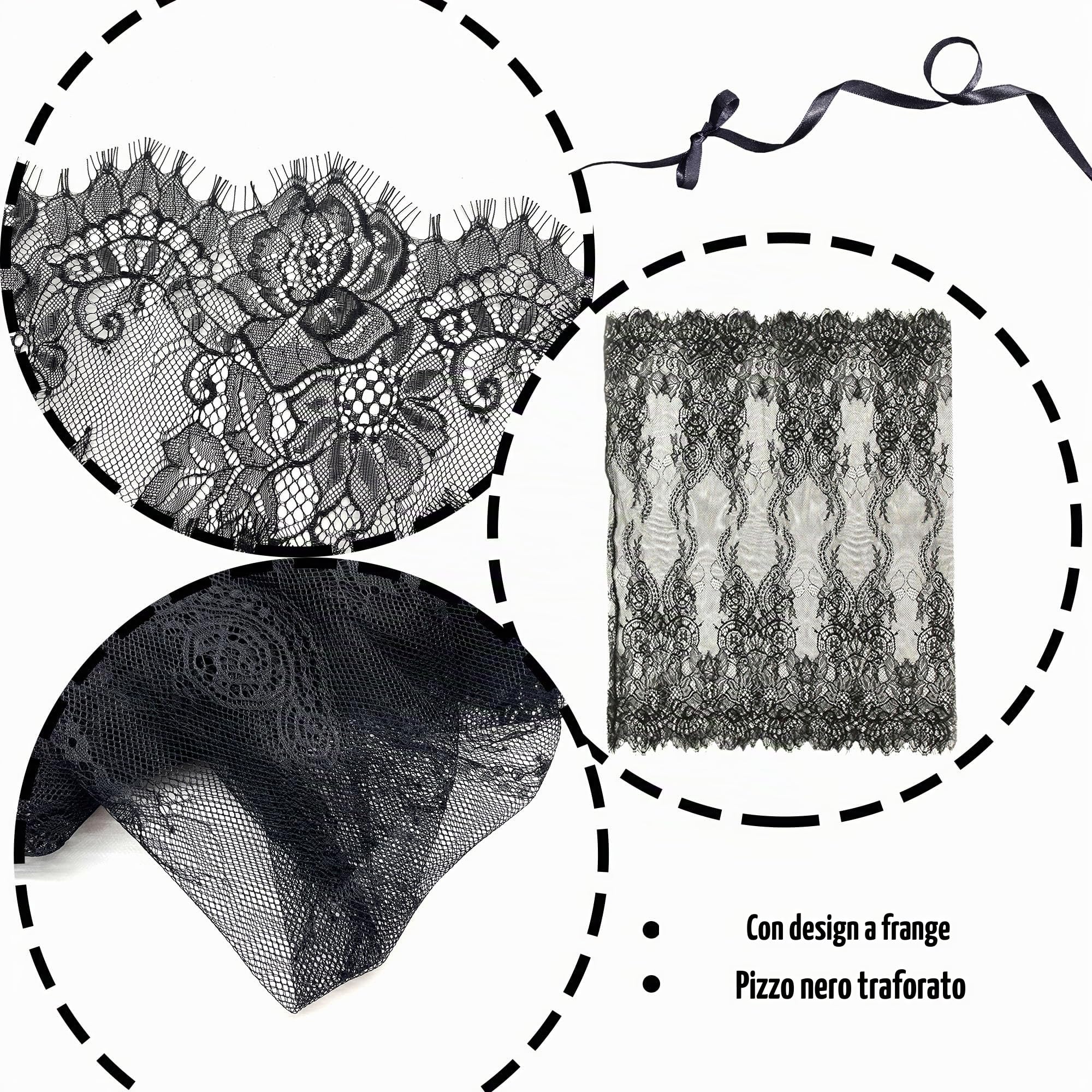Velo di Pizzo Sposa Chiesa Mantilla sciarpa copricapo foulard pizzo con Nappa Velo Cattolica Sciarpe Scialle di Pizzo Per le Messe nuziali Scialle Frangia