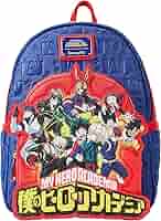 Loungefly My Hero Academia Mini Backpack : Clothing, Shoes & Jewelry -  Amazon.com