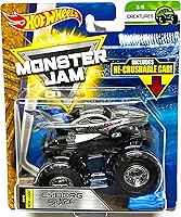 Vista 1 de Hot Wheels Monster Jam 2018 Creatures Cyborg Shark (con coche re-aplastable) escala 1:64