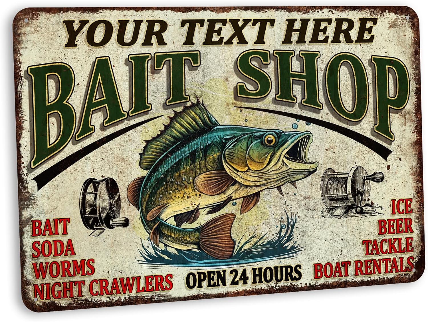 Fishing Décor For Home Custom Fishing Sign Bait Shop Sign Lake House Décor Cabin Wall Art Man Cave Décor Gifts For Him Lodge Décor 108122002070