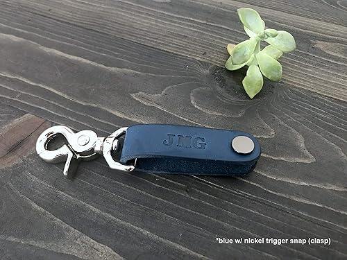 Miniatura 8 de Compact Leather Key Holder, Switch Blade Style, Holds Up to 6 Keys, Full Grain Leather, Minimalistic Design