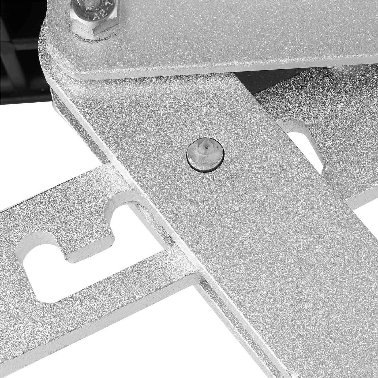 Aramox Motor Motorhalterung, Außenbordmotor-Halterung,Aluminium-Außenborder-Zusatzmotorhalterung Halterung Einstellbar für 2-Takt 7,5-20 PS