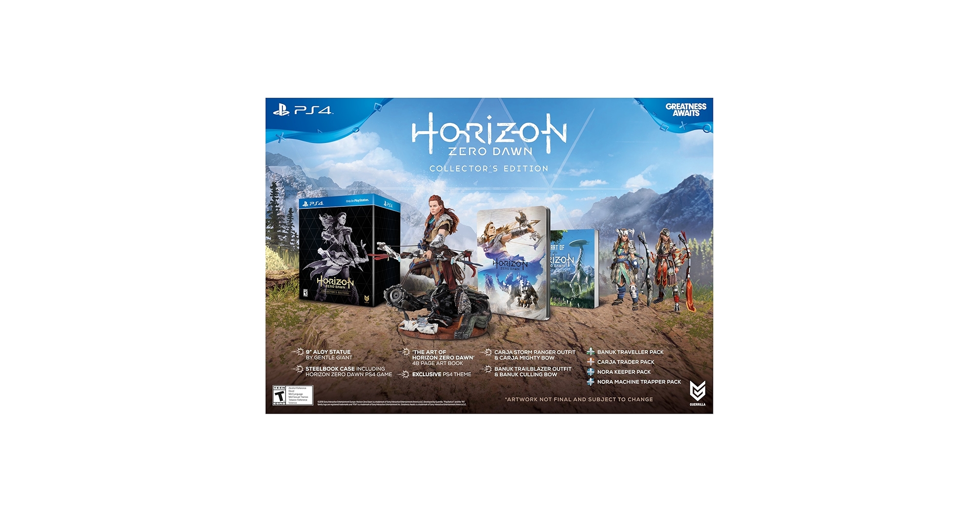 HORIZON ZERO DAWN COLLECTOR'S ホライゾンゼロ Amazon.com: Horizon Zero Dawn - PlayStation 4 Collector's