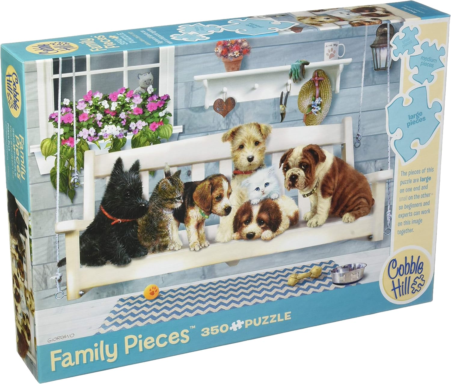 Cobblehill 54602 Multi 350 Porch Pals Puzzle, Various