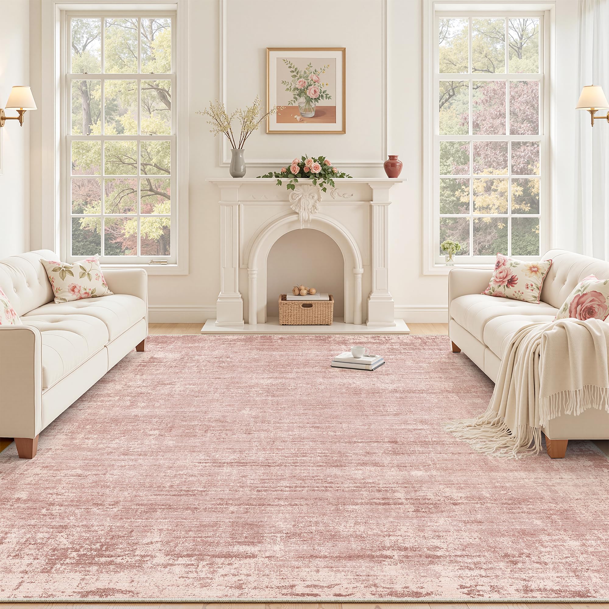 zesthome 9x12 Area Rugs for Living Room, Non-Slip Backing Washable Rug, Modern Abstract Area Rug, Stain Resistant Rugs for Bedroom, Ultra-Thin Large Area Rugs, Area Rug 9x12 — image 1