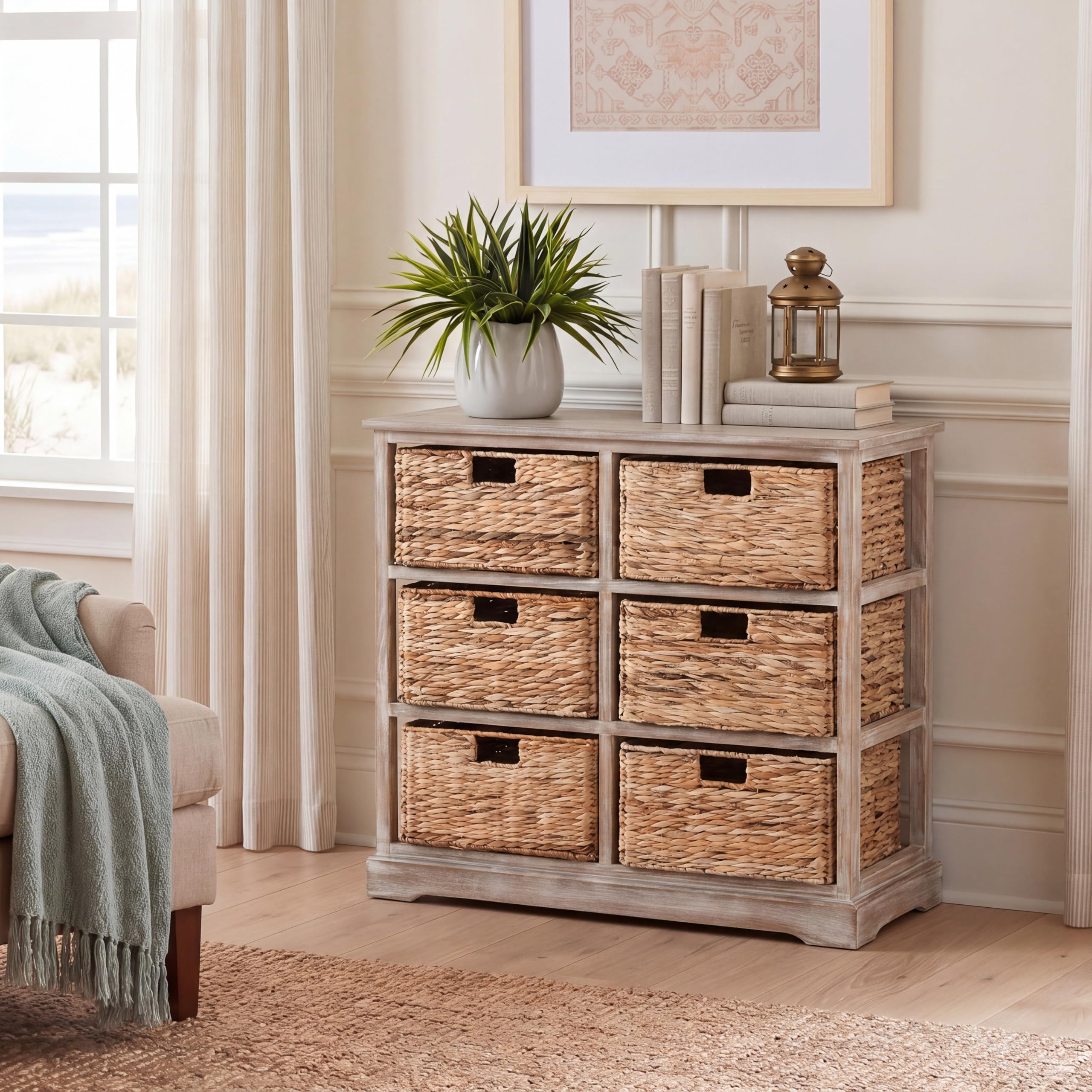 Amazon.com: SAFAVIEH Home Collection – Keenan White Washed Storage