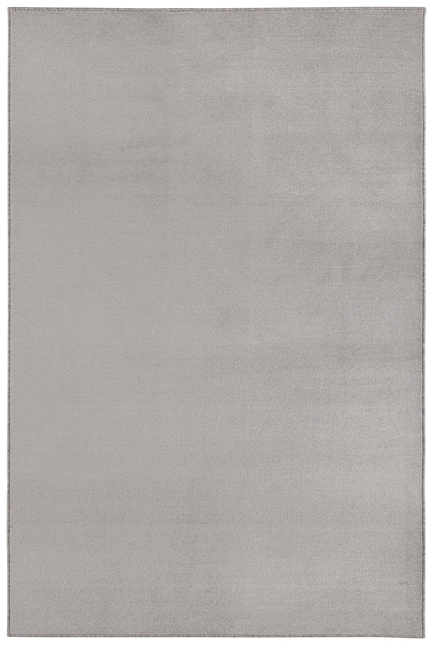 Tapis en velours gris clair 80x400 cm en polypropylène doux Bare