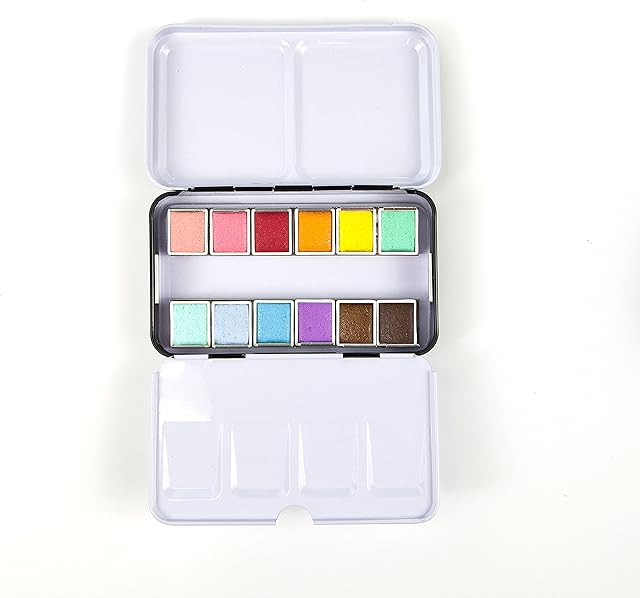 Prima Marketing 590253 Watercolour Confections Pans, Multi-Colour