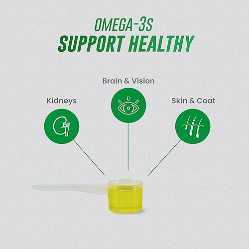 Miniatura 4 de Nutramax Welactin Omega-3 Aceite de pescado para la piel y el pelaje, suplemento líquido para la salud de los gatos, 4 onzas