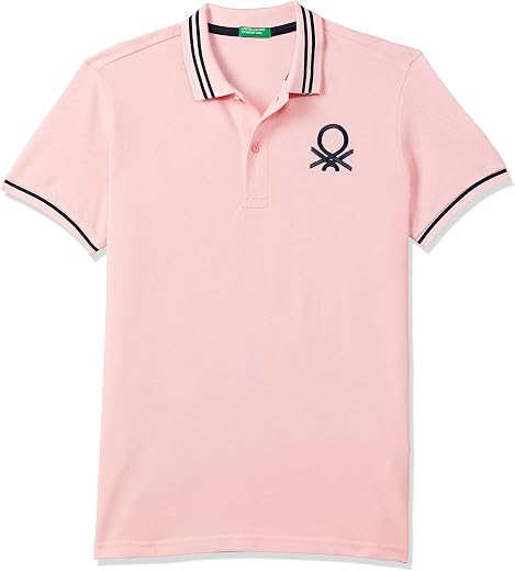 United Colors of Benetton Boy's Cotton Regular Fit Polo T-Shirt