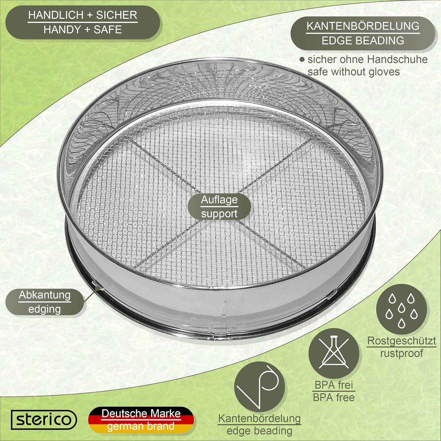 Ø 3-12 mm, Metall, rostgeschützt