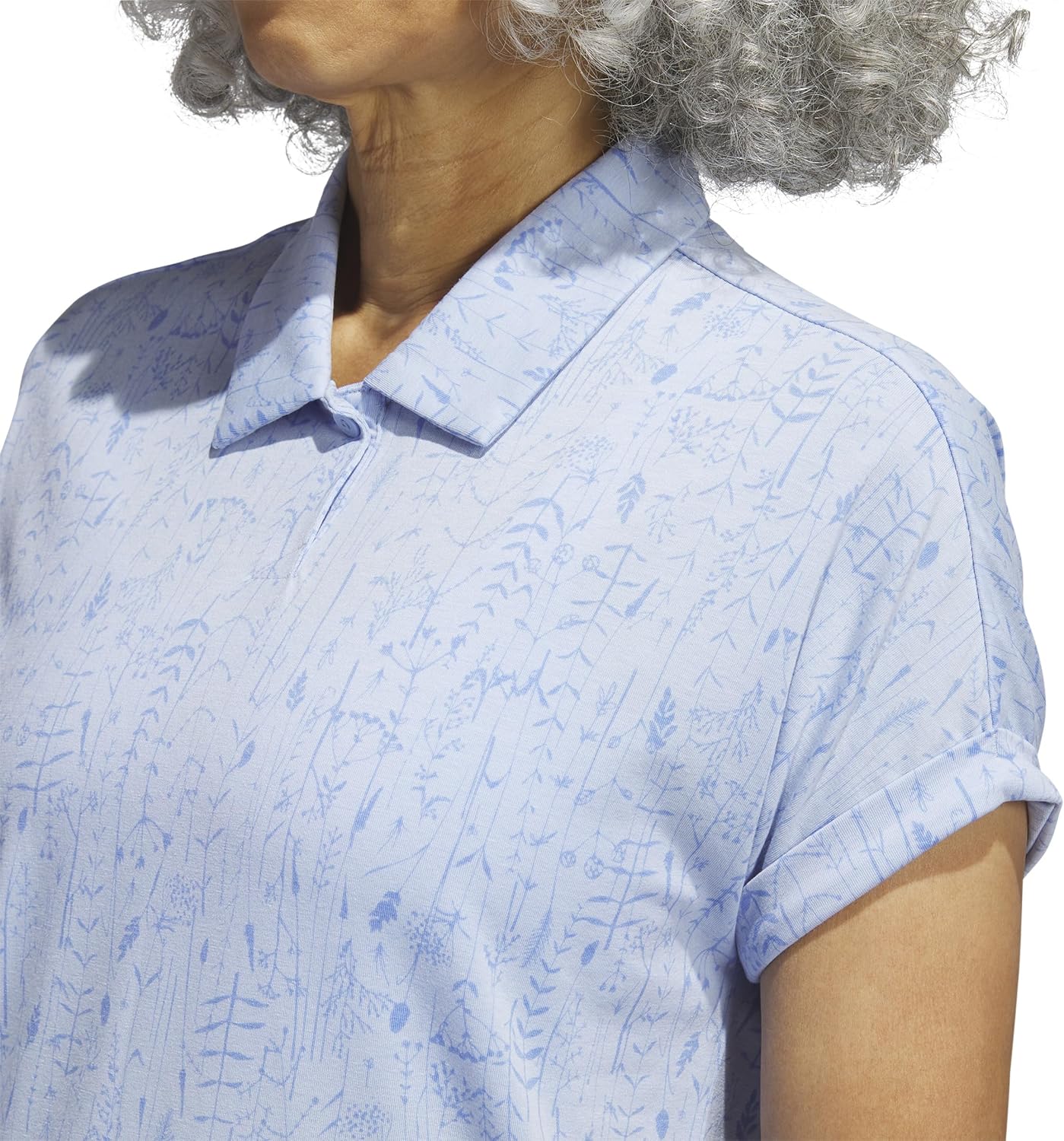 adidas Women's Go-to Printed Golf Polo Shirt