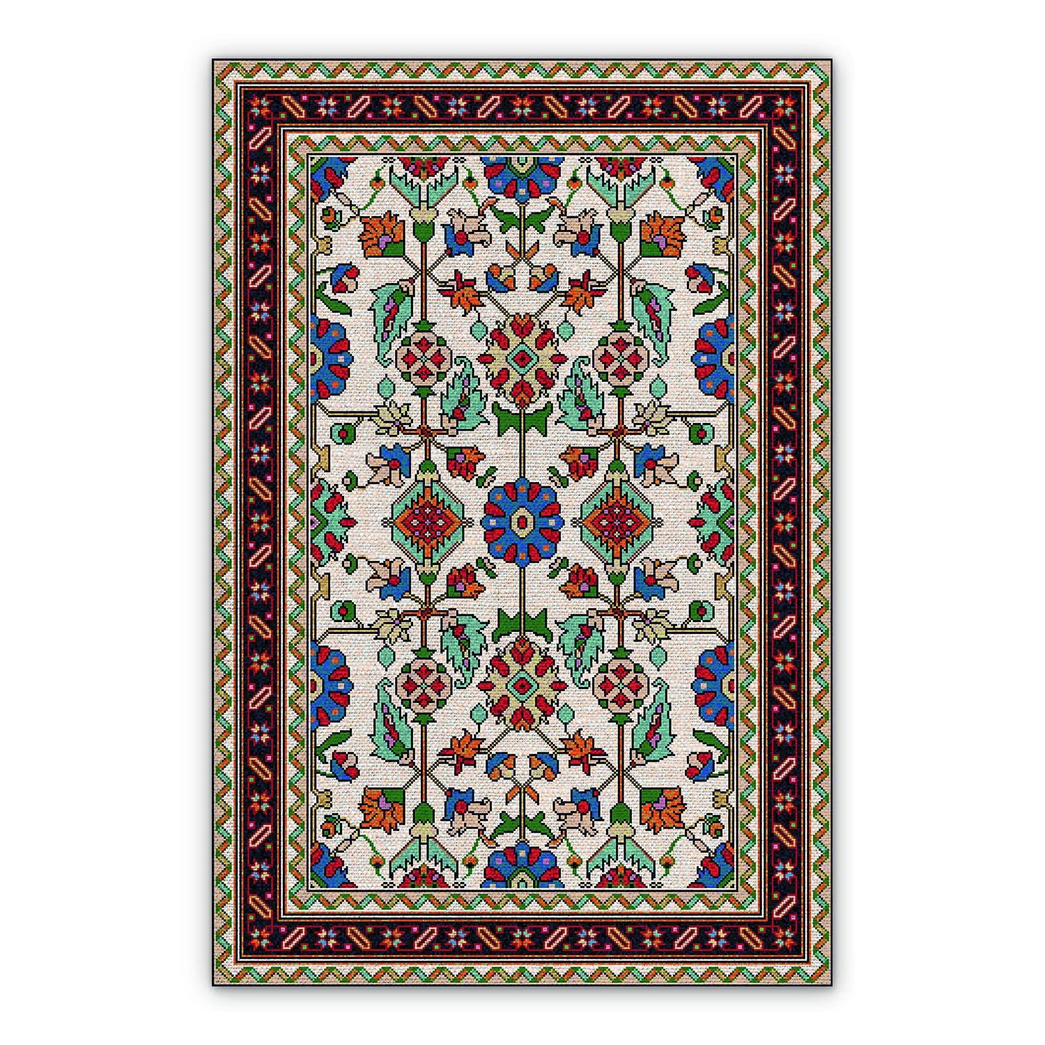 Tapis en vinyle BirdsEcho anti-glisse et imperméable pour une cuisine propre