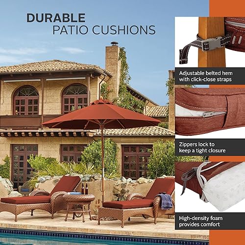 Miniatura 10 de Classic Accessories Montlake Chaise - Funda para cojín, espuma y funda extraíble