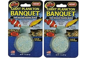 Laboratories AZMBB6 Plankton Banquet Block Feeder Giant, 2 Count