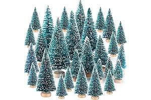 Miniature Bottle Brush Trees for Christmas Decoration and Crafts