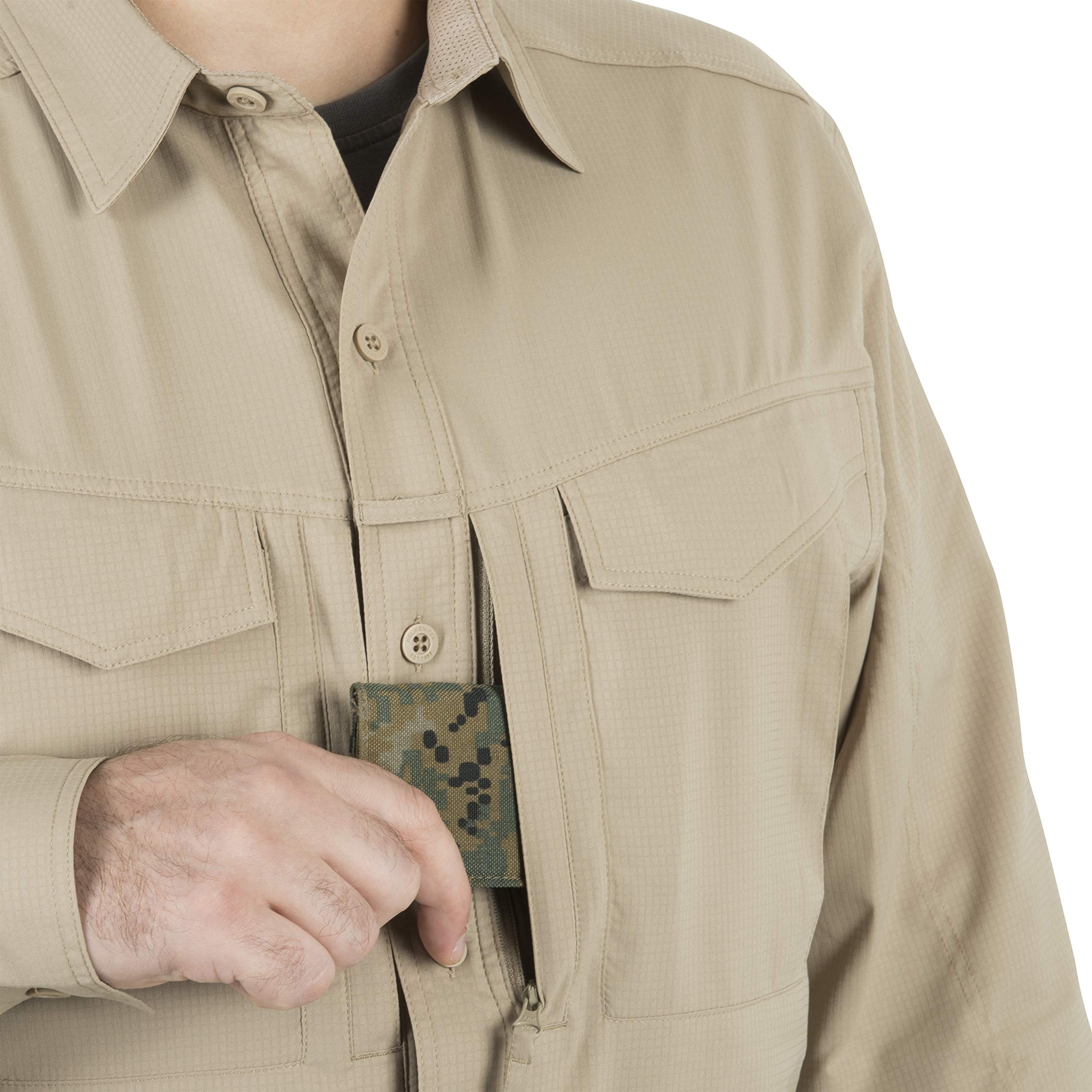 Helikon-Tex Defender Mk2 Gentleman Shirt Hemd - Melange Black/Grey
