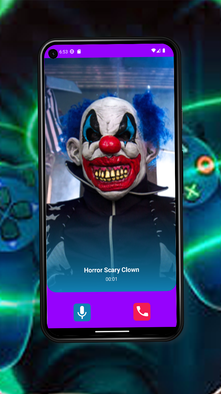 Horror Scary Clown Video Calling Fake Gift Video Call & Game Caller ...