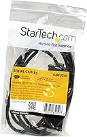 Vista 6 de StarTech. com Cable 2 m Módem Nulo Null Serie Serial DB9 Hembra F/M – Cable de módem nulo – Db-9 (M) a DB-9 (F) – 6.6 ft – Negro