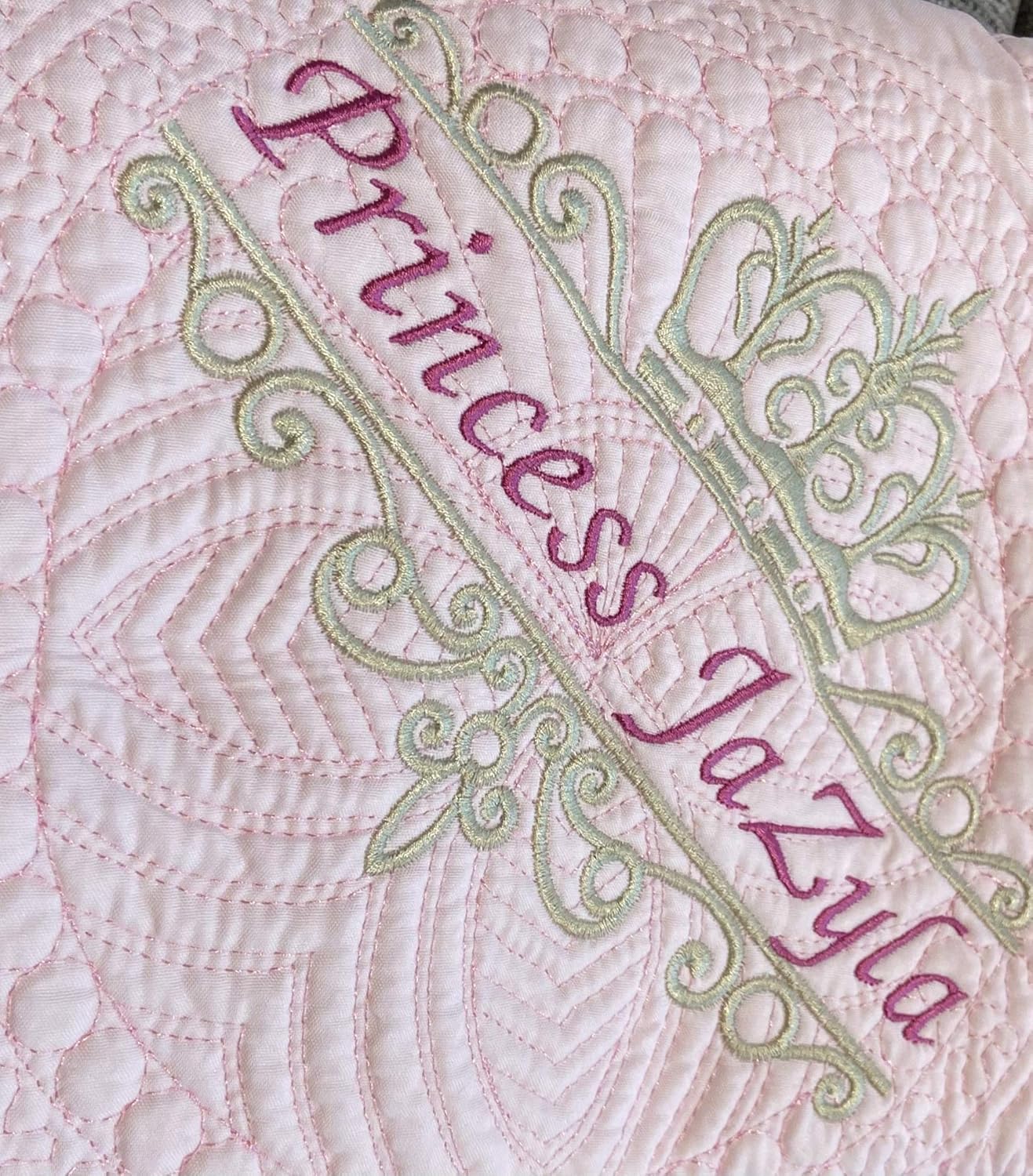 Personalized Baby Blankets Baby Quilt Monogrammed Blankets for Kids Baby Blankets for Girls Embroidered Baby Gifts Soft for Toddler boy or Girl (Crown)