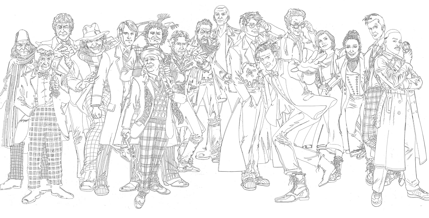 The Official Doctor Who Coloring Book
