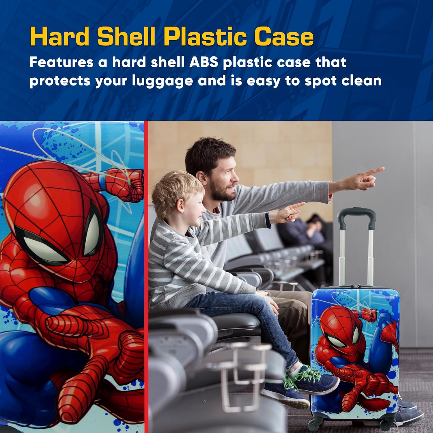 Marvel Spider-Man 21 Inch Kids Rolling Luggage UK Ubuy