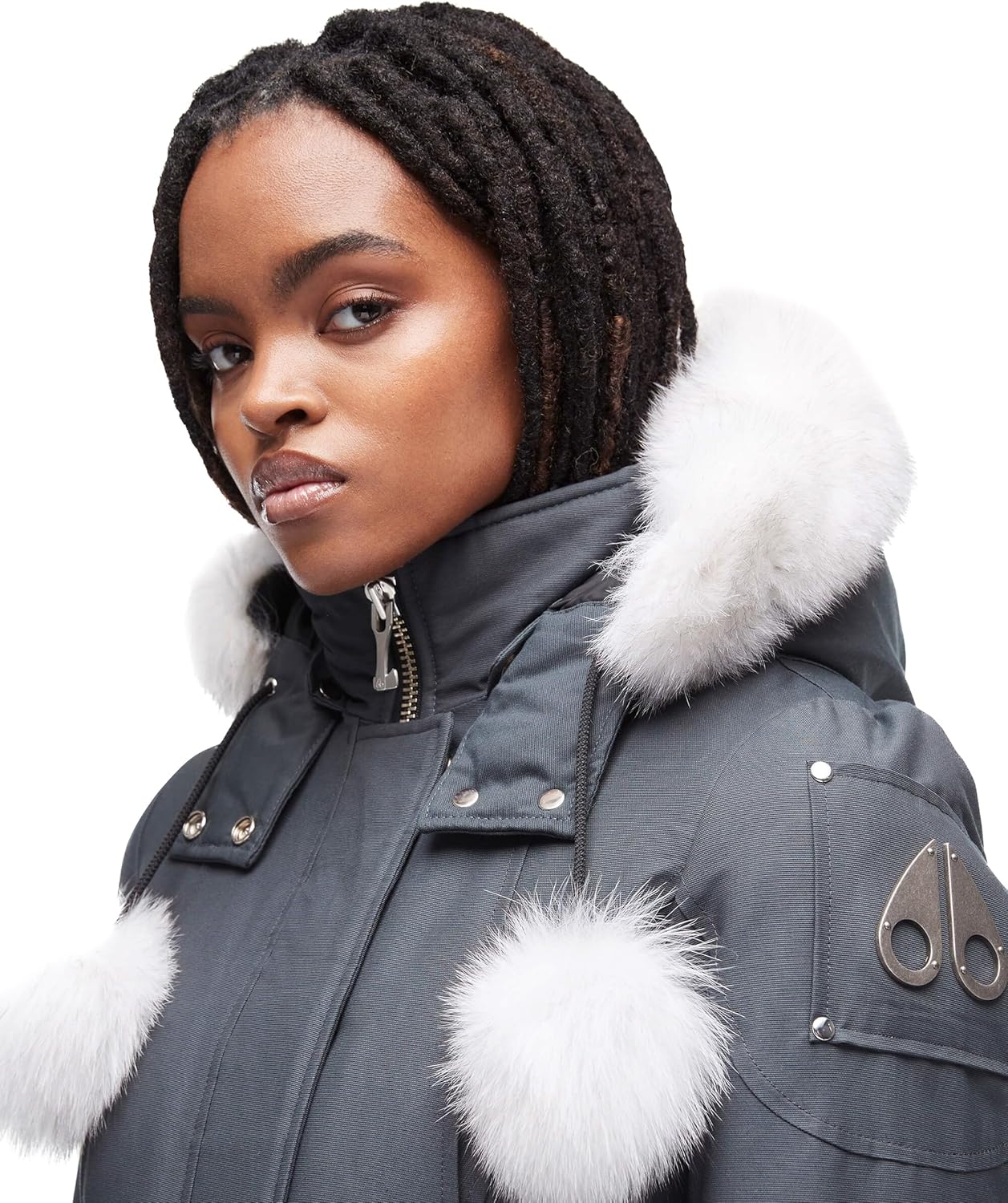 Moose Knuckles Stirling Parka with Fur Pom Pom - Image 4