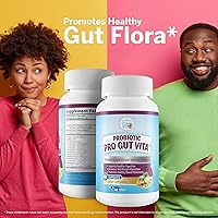 Vista 6 de Probiotic Pro Gut Vita - Fórmula probiótica y vitamínica para apoyar la salud intestinal, promueve la digestión saludable, la absorción