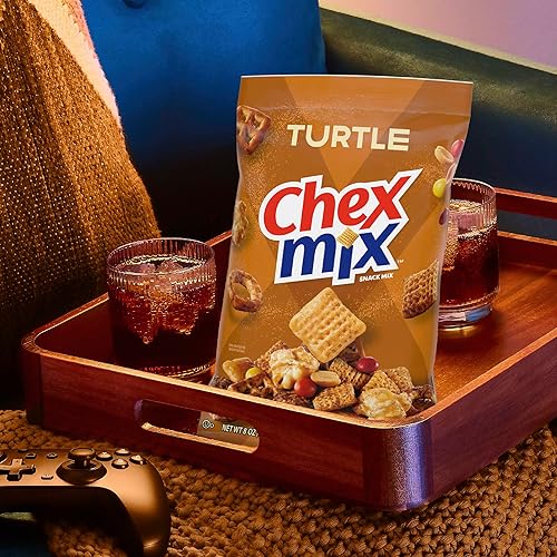 Miniatura 13 de Chex Mix Mezcla de aperitivos, tortuga, bolsa de aperitivos indulgentes, 14 onzas