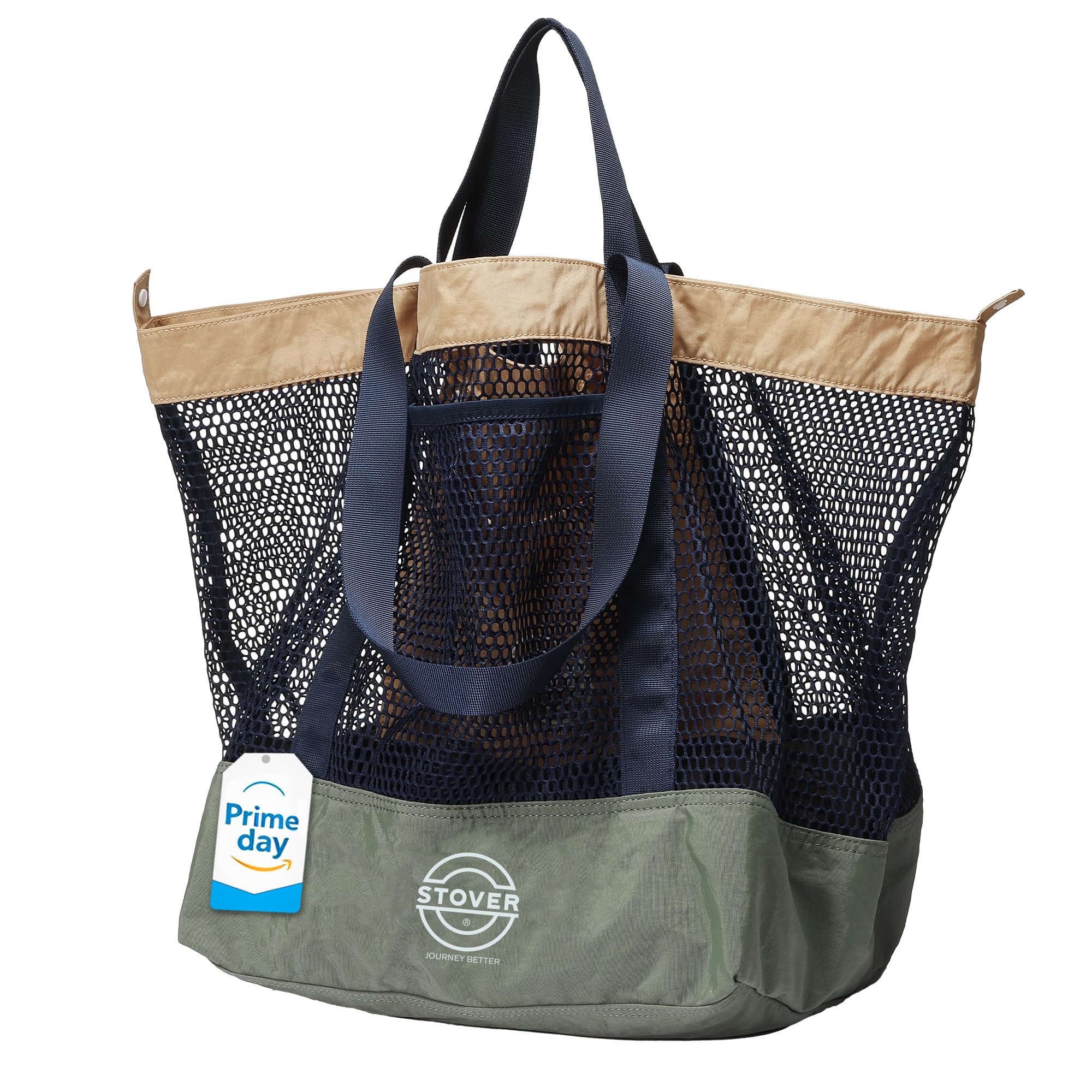 STOVER Extra Large Mesh Beach Bag