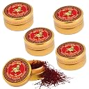 LION BRAND SAFFRON, Premium Kashmiri Mongra Saffron/Kesar (A+++ Grade) For Pregnant Women,Biryani,Beauty,Cooking&Sweets (Pack Of 1 (1Gm)) (Pack of 5 (5X1g=5grams)) gallery image