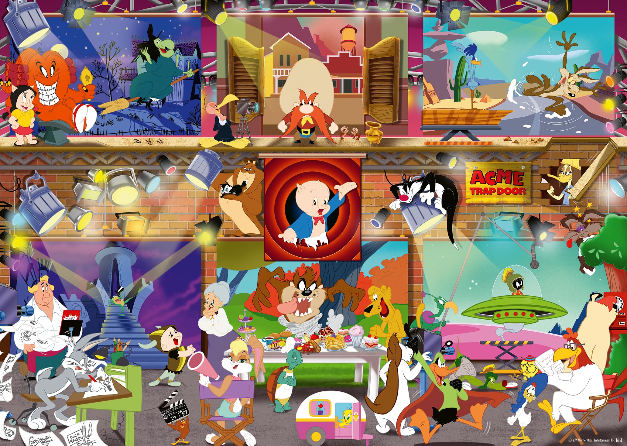 Ravensburger Looney Tunes Puzzle – 1000 Piece Durable Jigsaw Puzzle for Family Fun