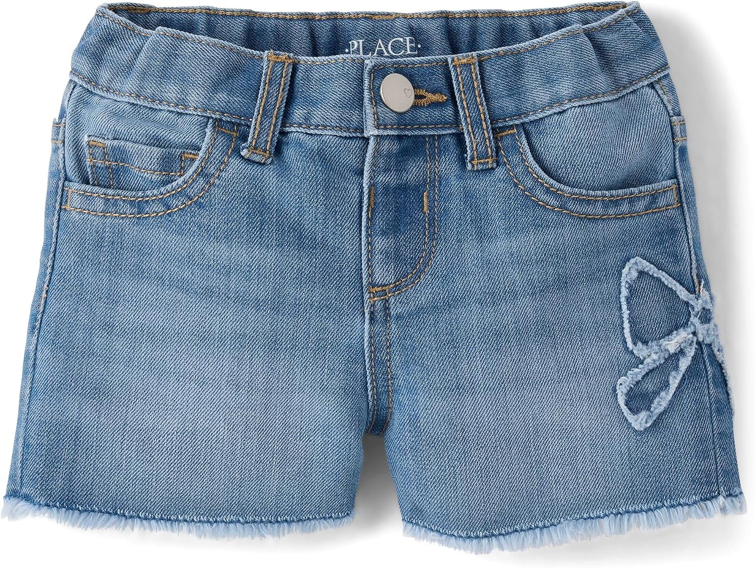 The Children's Place Baby Girls' and Toddler Denim Jean Shortie Shorts